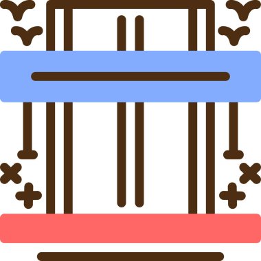 Basit vektör illüstrasyon üniversitesi