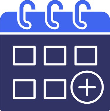 Takvim. Web simgesi basit illüstrasyon