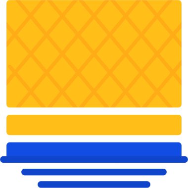 bayrak simgesi, düz tasarım, vektör illüstrasyonu