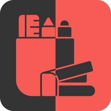 Fırça simgesi vektör illüstrasyonunu boya