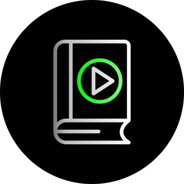 Modern eğitim ikonunun vektör illüstrasyonu