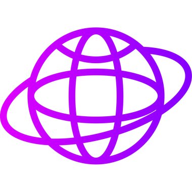 küresel ağ. Basit resimleme