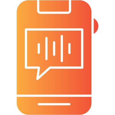 Sohbet simgesi soyut arkaplan grubunda izole edildi