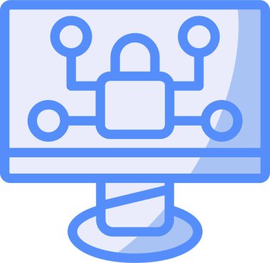 şebeke. Web simgesi basit illüstrasyon