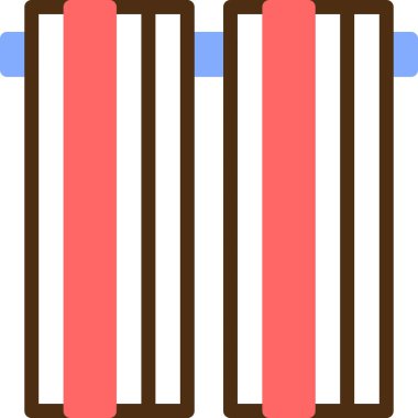 düz biçimli çit inşa simgesi