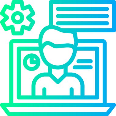 kullanıcı arayüzü simgesi, vektör illüstrasyonu