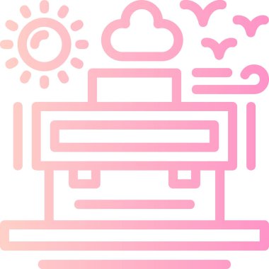 Yazıcı. Web simgesi basit tasarım