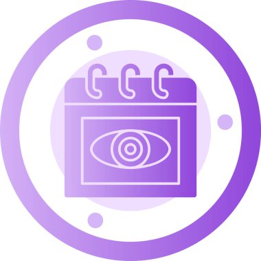 Göz simgesi vektör illüstrasyonu