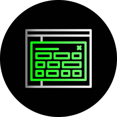 seo modern simgesinin vektör illüstrasyonu