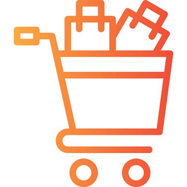 Alışveriş arabası. Basit tasarım