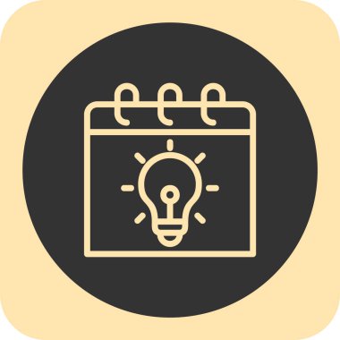 Ampul Simgesi, Vektör illüstrasyonu