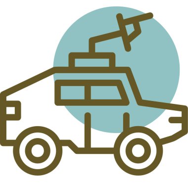 araba simgesi vektör illüstrasyonu