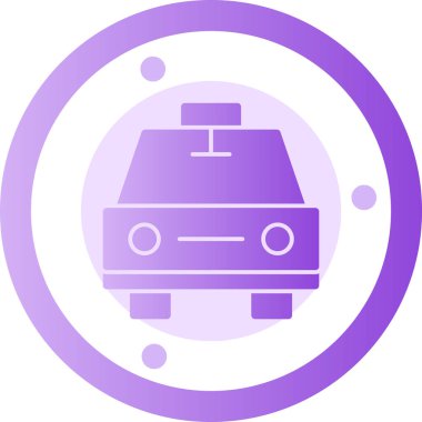 Bir gaz simgesinin vektör illüstrasyonu