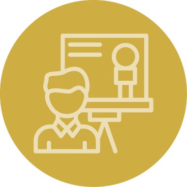 İş ve finans simgesinin vektör illüstrasyonu