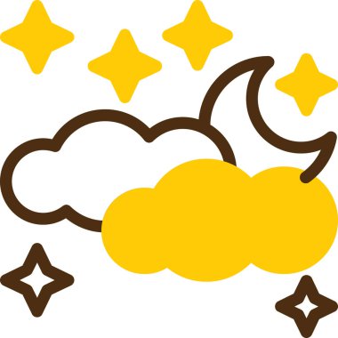 bulut simgesi, vektör illüstrasyonu