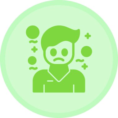 üzgün yüz simgesi, vektör illüstrasyonu