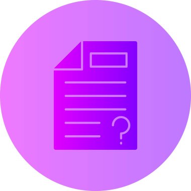 Belge simgesinin vektör illüstrasyonu