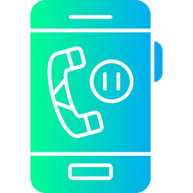 telefon simgesi, vektör illüstrasyonu