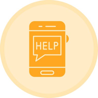 yardım simgesi çizimi