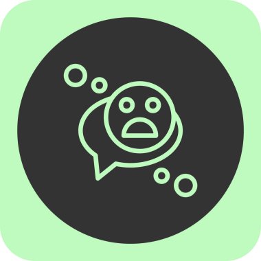 Konuşma baloncukları simgesi, vektör illüstrasyonu