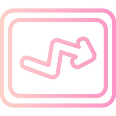 Bir yarış simgesinin vektör çizimi