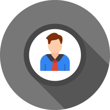 avatar erkek kullanıcı simgesi doldurulmuş ana hatlar biçiminde