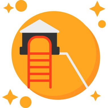 merdiven ağ simgesi vektörü