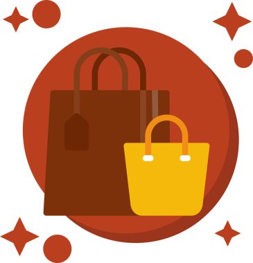 çanta çanta çanta simgesi düz stil