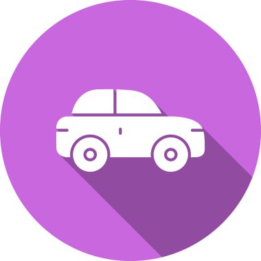 araba simgesi vektör illüstrasyonu