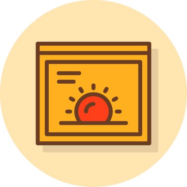 Web simgesi vektör illüstrasyonu