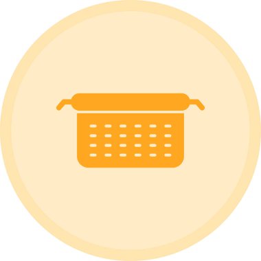 Vektör çizim sepet simgesi