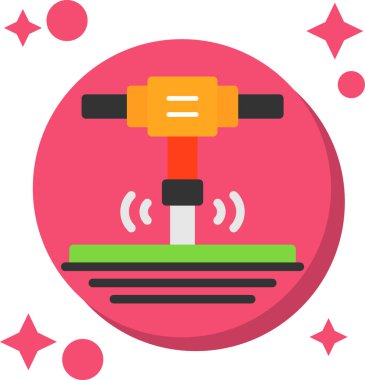 Drone denetim simgesi, vektör illüstrasyonu