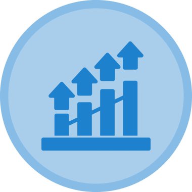 bar chart. web icon simple design