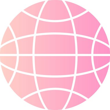 toprak küre simgesi, vektör illüstrasyonu