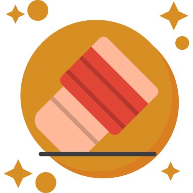 Bir fırçayla arkaplanın vektör illüstrasyonu