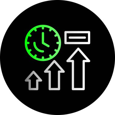 Projeniz için vektör zaman simgesi