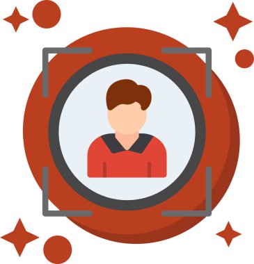 Rozet tarzında Avatar kişi simgesi