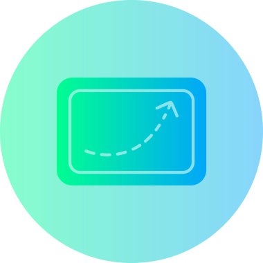 ok simgesi vektör illüstrasyonu