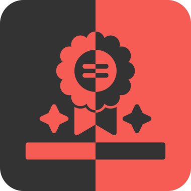 ödül rozeti simgesi doldurulmuş - özet biçimi