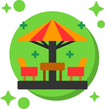 Kafe simgesinin vektör illüstrasyonu