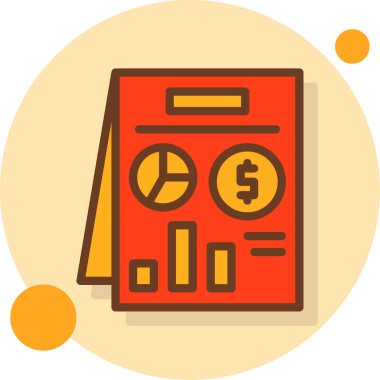 iş yönetimi simgesi, vektör illüstrasyonu, finans ve ofis kavramı