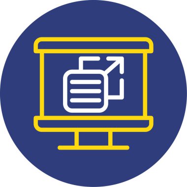 Bilgisayar. Web simgesi basit illüstrasyon