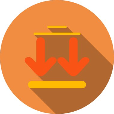 Tek bir simgenin vektör illüstrasyonu