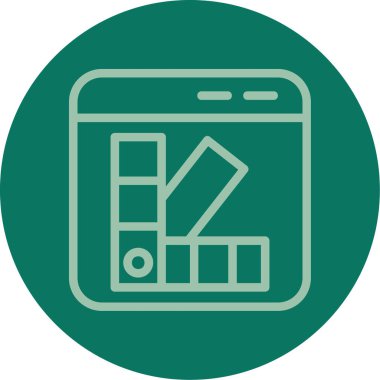 seo modern simgesinin vektör illüstrasyonu