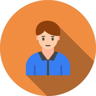 iş adamı simgesi vektör illüstrasyonu