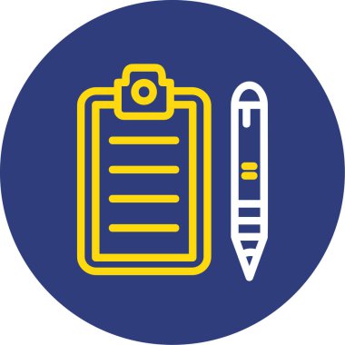 kalem simgesinin vektör illüstrasyonu