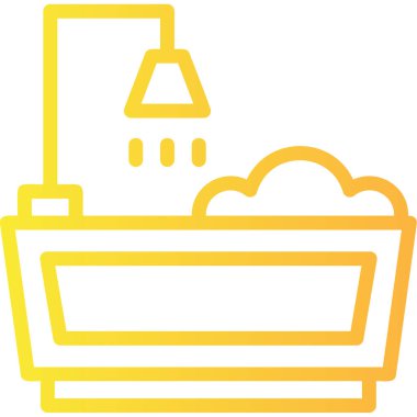 Bulut. Web simgesi basit illüstrasyon