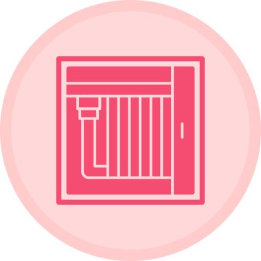 Modern b 'nin vektör illüstrasyonu eksik simgesi