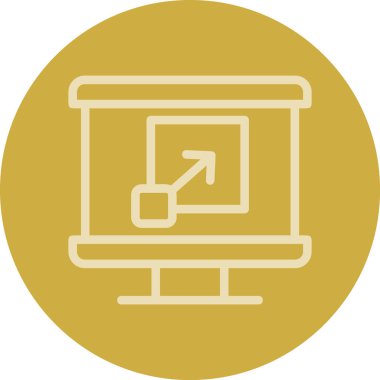 Bilgisayar. Web simgesi basit illüstrasyon