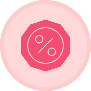 Çemberli yuvarlak düğmenin vektör simgesi